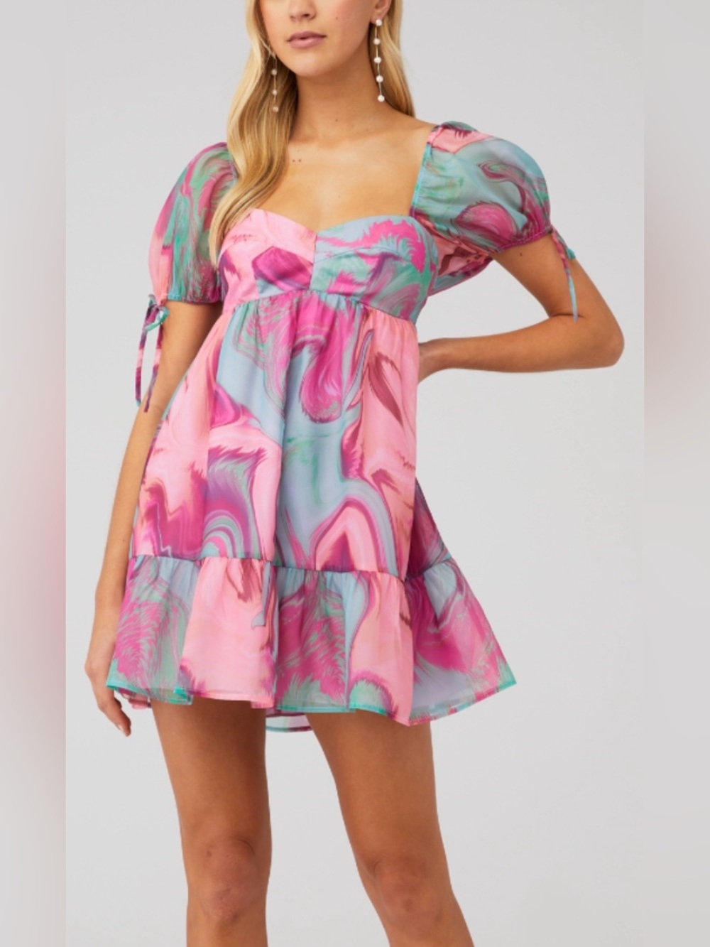NEW Amanda Uprichard Sicily Mini Dress
Mystic Pink Blue Size M